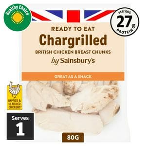 Sainsbury's Chargrilled Chicken Breast Chunks 80g