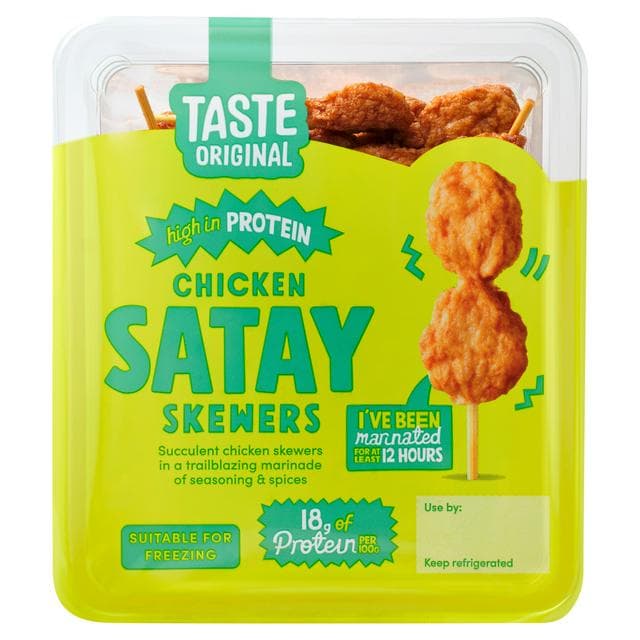 Taste Original Chicken Satay Skewers 200g - gallery image 1