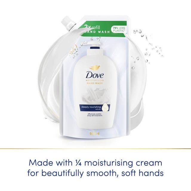Dove Moisturising Hand Wash Soap 500ml - gallery image 2