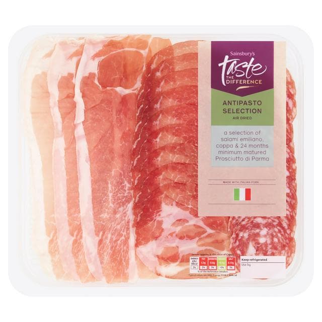 Sainsbury's Antipasto Selection Air Dried, Taste the Difference 120g - gallery image 1