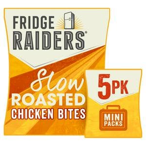 Fridge Raiders 5x 22.5g Slow Roasted Chicken Snack Bites