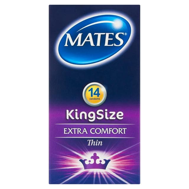 Mates King Size Extra Comfort Condoms x14 - gallery image 1
