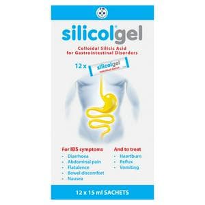 Silicolgel Colloidal Silicic Acid for Gastrointestinal Disorders Sachets 12x15ml