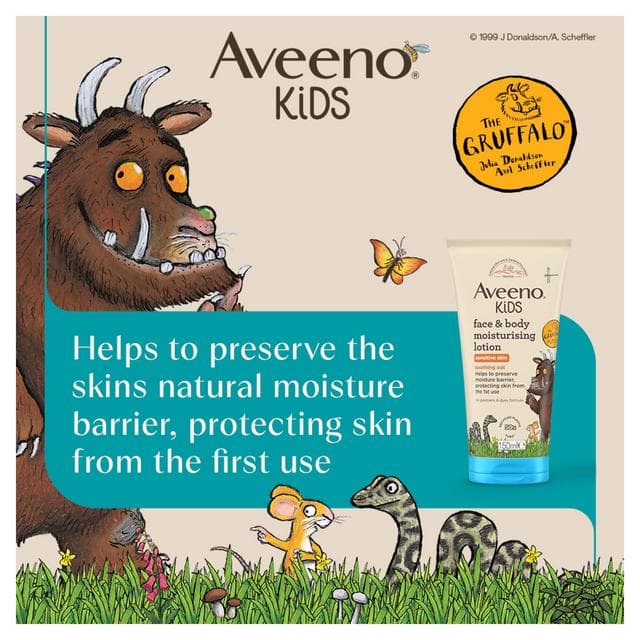 Aveeno Kids Moisturising Face & Body Lotion Kids Moisturiser 150ml - gallery image 3