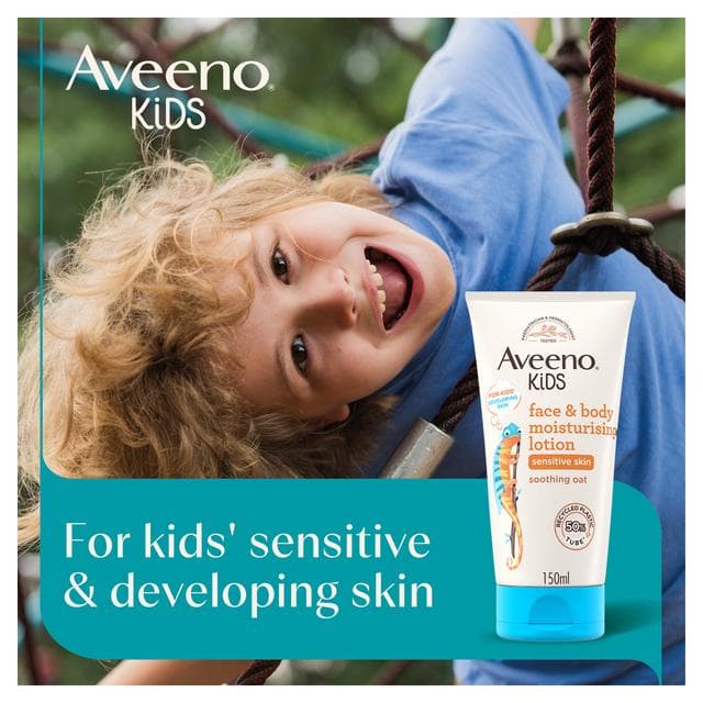 Aveeno Kids Moisturising Face & Body Lotion Kids Moisturiser 150ml - gallery image 5