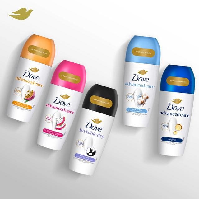 Dove Women Advanced Care 50ml Invisible Dry 72h Antiperspirant Roll On Deodorant - gallery image 6