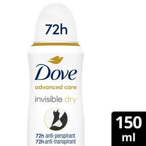 Dove Women Invisible Dry 72h Advanced Care Antiperspirant Deodorant 150ml