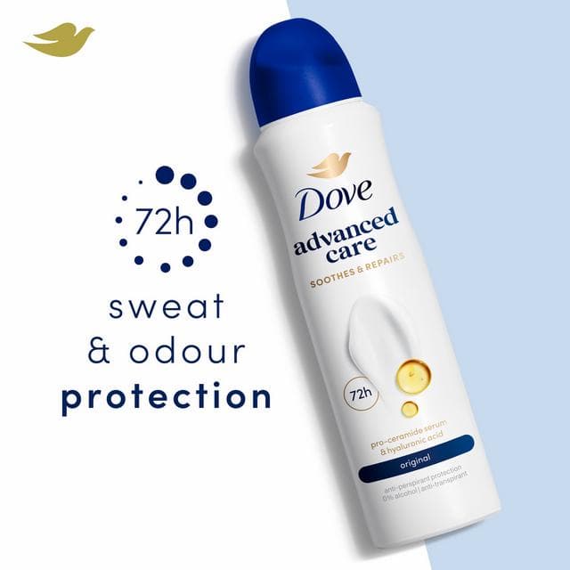 Dove Women Advanced Care 150ml Original 72h Antiperspirant Deodorant - gallery image 3