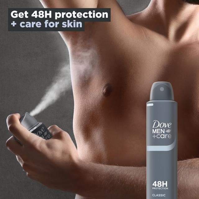 Dove Men+Care Classic 200ml Antiperspirant Aerosol Deodorant - gallery image 3