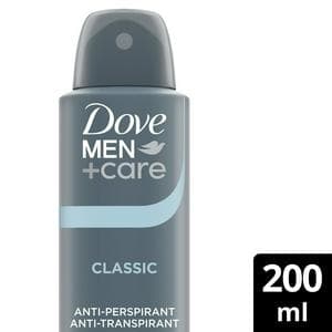 Dove Men+Care Classic 200ml Antiperspirant Aerosol Deodorant