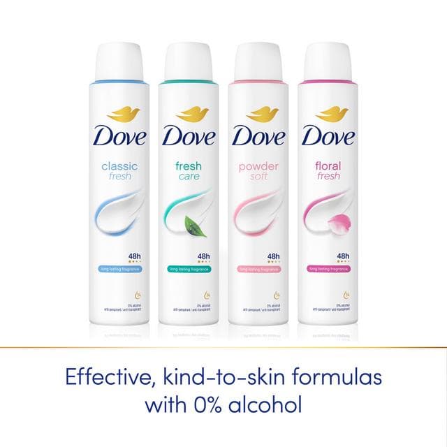 Dove Women Powder 48h Antiperspirant Deodorant 200ml - gallery image 5