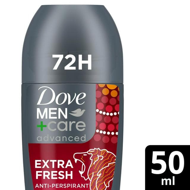 Dove Men+Care Antiperspirant Extra Fresh Deodorant Roll On 50ml - gallery image 1