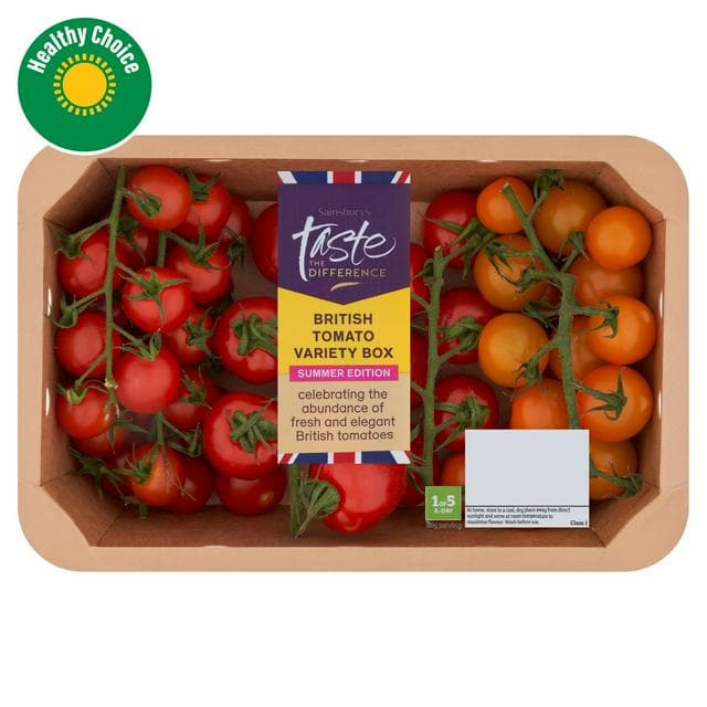 Sainsbury's British Tomato Variety Box, Taste the Difference 900g - gallery image 1