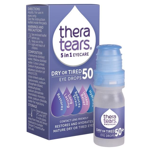 Theratears 5 in 1 Eyecare Dry or Tired Eye Drops 50+ 10ml - gallery image 2
