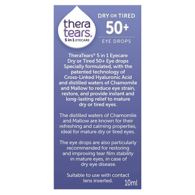 Theratears 5 in 1 Eyecare Dry or Tired Eye Drops 50+ 10ml - gallery image 4