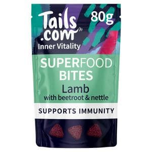 Tails.com Inner Vitality Superfood Bites Lamb with Beetroot & Nettle 80g
