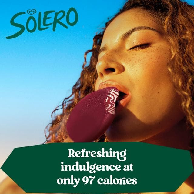 Solero 3 x 90ml Berry Bliss Ice Cream Lollies - gallery image 2