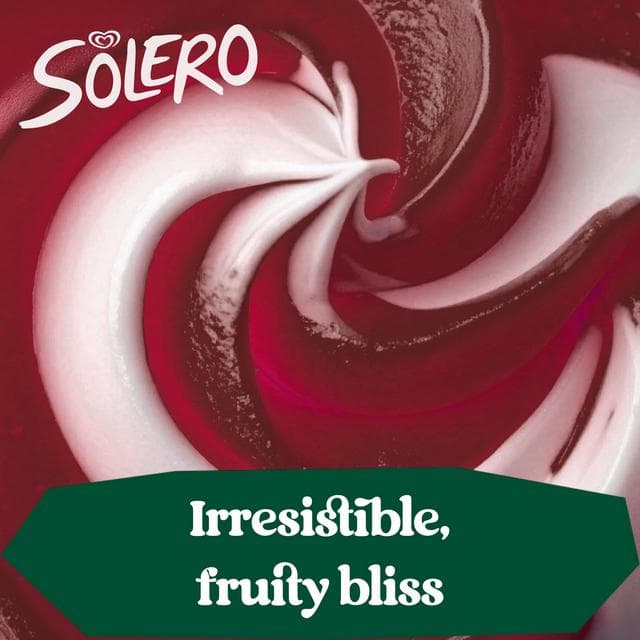 Solero 3 x 90ml Berry Bliss Ice Cream Lollies - gallery image 4