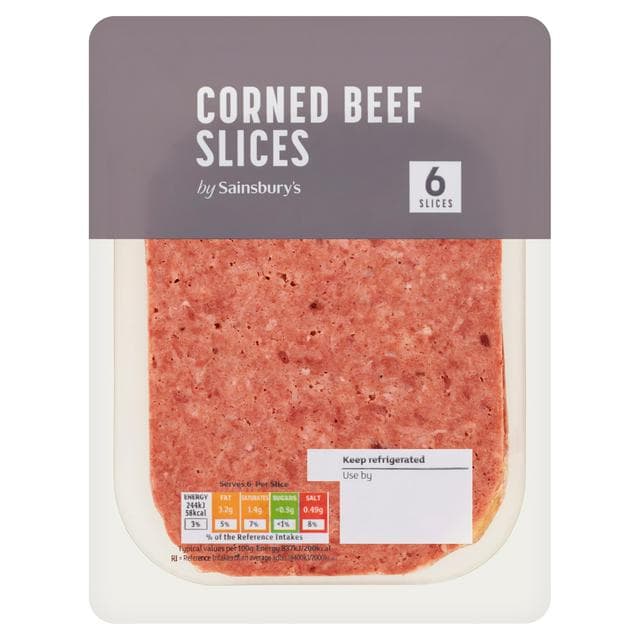 Sainsbury's Irish Corned Beef 175g - gallery image 1