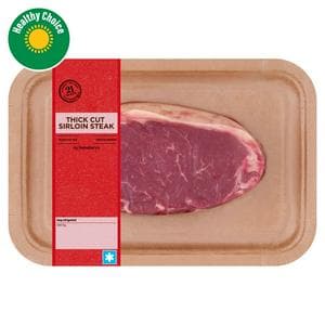 Sainsbury's 21 Day Matured British Or Irish Thick Cut Sirloin Steak 400g
