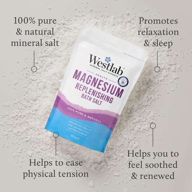 Westlab Health Magnesium Flakes Bath Soak 800g - gallery image 2