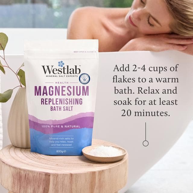 Westlab Health Magnesium Flakes Bath Soak 800g - gallery image 4