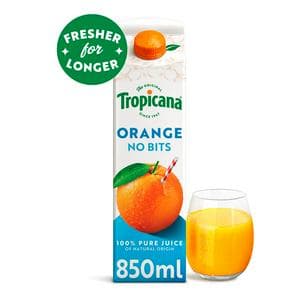 Tropicana Smooth Orange with No Bits 850ml