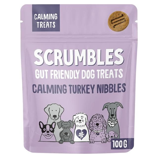 Scrumbles Turkey Nibbles Calming Dog Treats 100g - gallery image 1