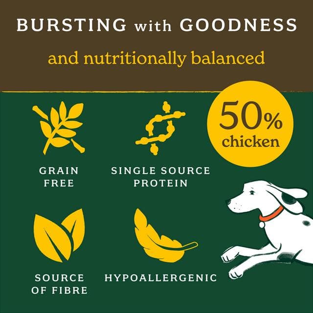 Forthglade Lightly Baked Natural Dry Dog Food Chicken Adult Dogs One Year+ 2kg - gallery image 3