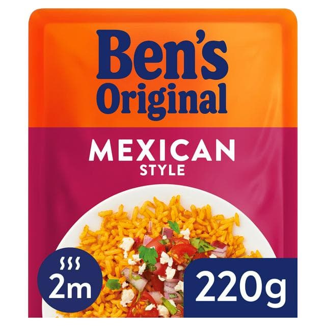 Ben's Original Mexican Style Microwave Rice 220g - gallery image 1
