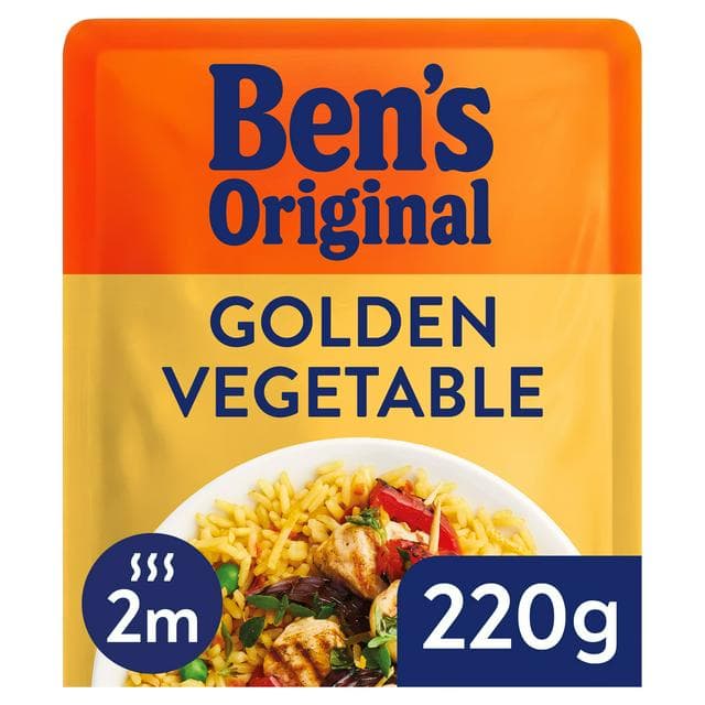 Ben's Original Golden Vegetable Microwave Rice 220g - gallery image 1