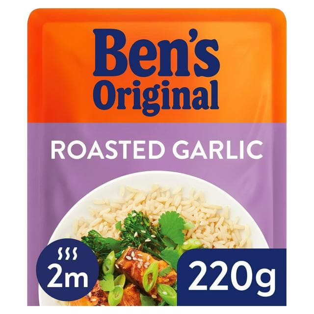 Ben's Original Roasted Garlic Microwave Rice 220g - gallery image 1
