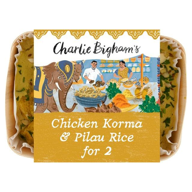 Charlie Bigham's Chicken Korma & Pilau Rice 810g - gallery image 1