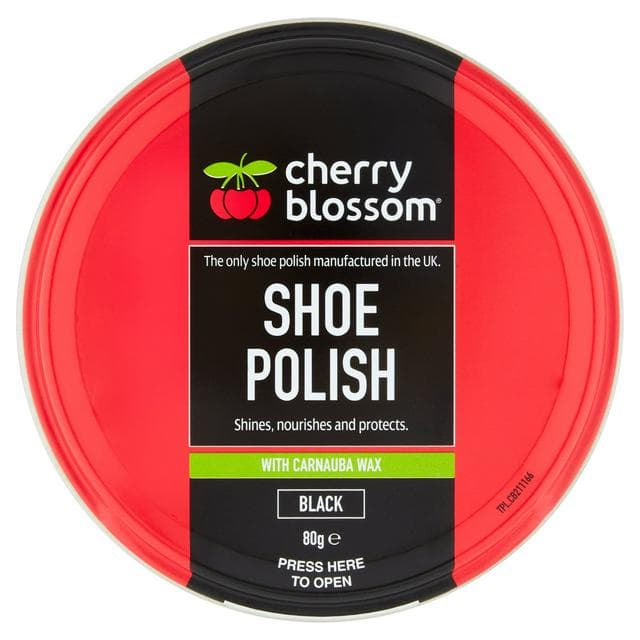 Cherry Blossom Shoe Polish Black 80g - gallery image 1