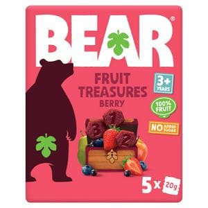 BEAR Fruit Treasures Berry 5x20g