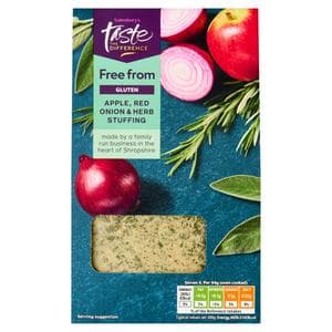 Sainsbury's Free From Apple, Onion & Herb Stuffing, Taste the Difference 110g