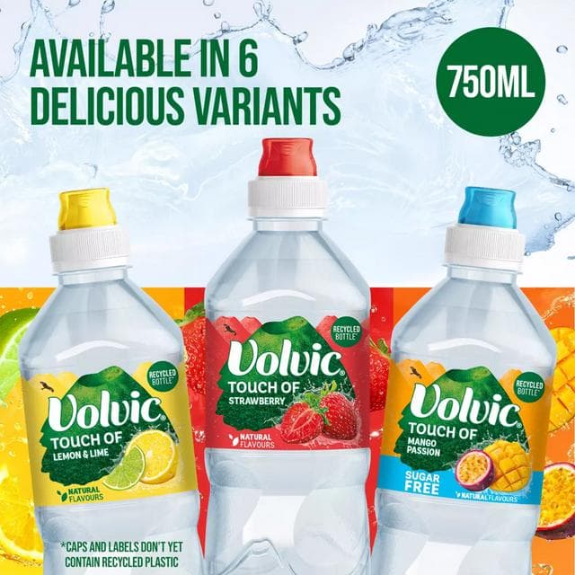 Volvic 750ml Touch of Fruit Sugar Free Cherry Flavoured Water - gallery image 4