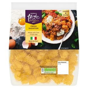 Sainsbury's Fresh Radiatori, Taste the Difference 300g