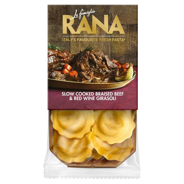 La Famiglia Rana Slow Cooked Braised Beef & Red Wine Fresh Girasoli 250g - gallery image 1