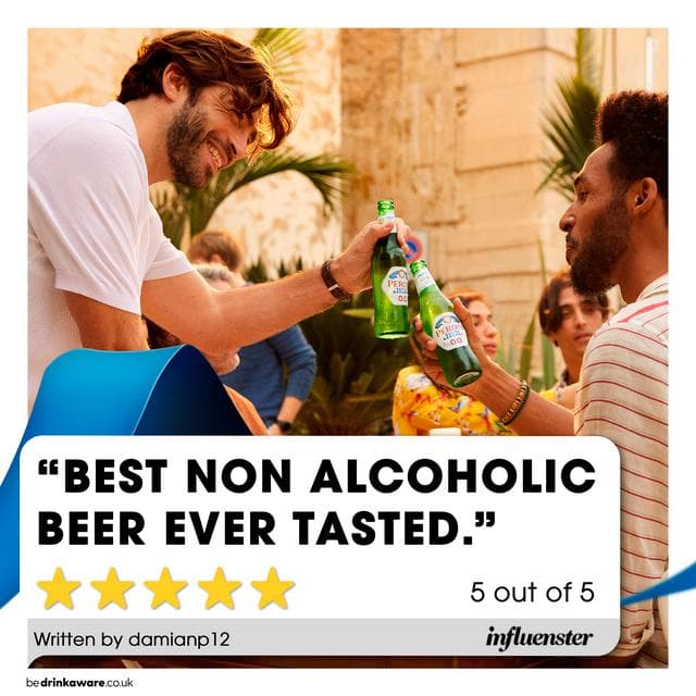 Peroni Nastro Azzurro 0.0% Alcohol Free Beer 12 x 330ml - gallery image 2
