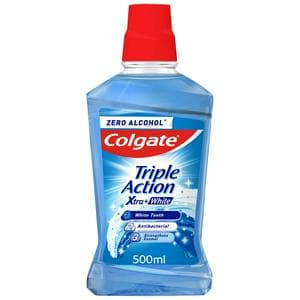 Colgate Triple Action Xtra White Mouthwash Alcohol Free 500ml
