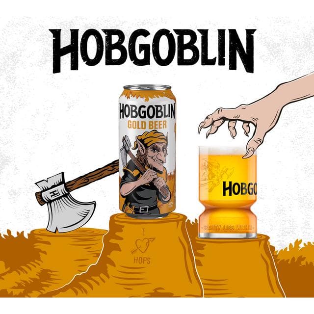 Hobgoblin Gold Ale Beer Pint Can 4x568ml - gallery image 3