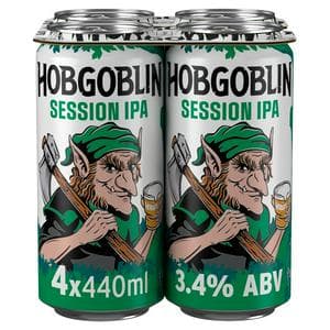 Hobgoblin Session IPA Ale Beer Can 4x440ml