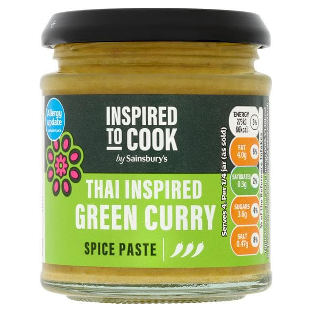 Sainsbury's Thai Inspired Green Curry, Inspired to Cook 180g - gallery image 1