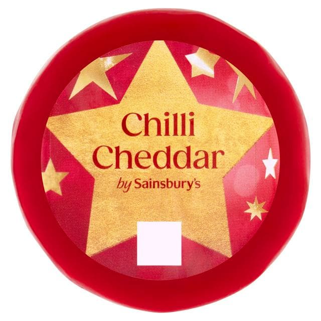 Sainsbury's 90g Smoky Red Leicester & Chilli Truckle - gallery image 1