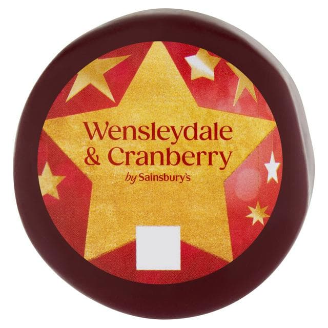 Sainsbury's 90g Wensleydale & Cranberry Truckle - gallery image 1