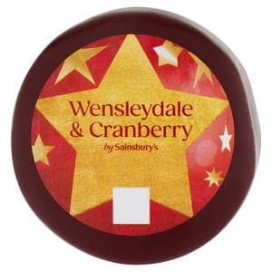 Sainsbury's 90g Wensleydale & Cranberry Truckle