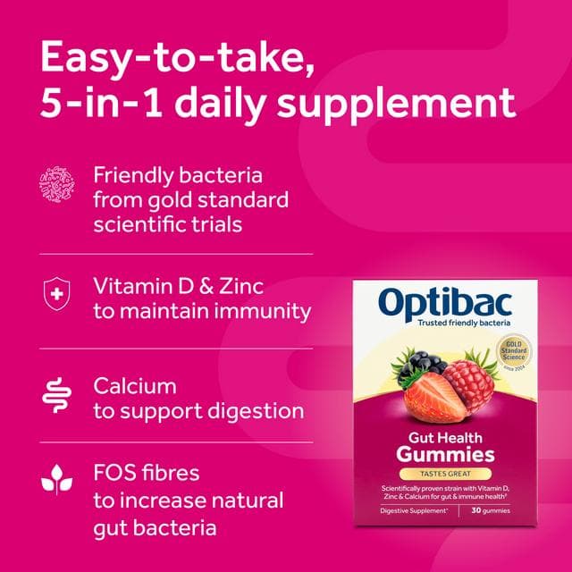 Optibac Probiotics 30 x Gut Health Gummies - gallery image 3