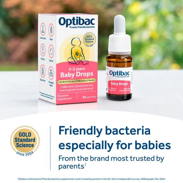 Optibac Probiotics 30 x Baby Drops - gallery image 2
