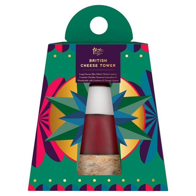 Sainsbury's 920g British Cheese Tower, Taste the Difference - gallery image 1